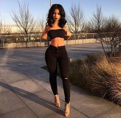 $19/bundle DHL free shipping & PayPal Brazilian Peruvian Malaysian Indian virgin hair unprocessed hair bundles wig Outfits Casuales, Black Pants, A Woman, Dresser, Outfit Inspirations, Summer Outfits, Fashion Inspo, Summer Fashion