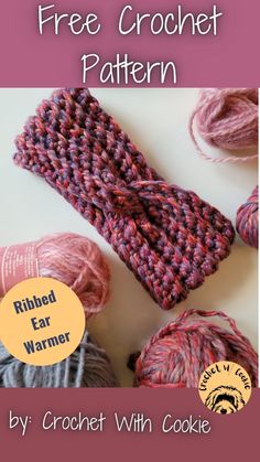 a book cover with yarn on it and the title, free crochet pattern