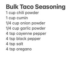 the instructions for how to make buffalo steak seasoning