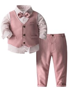 Baby Boy Party Wear Dresses, Fitted Cotton Sets For Dress-up, Fitted Pink Cotton Suit, Pink Fitted Cotton Suit, Cotton Fitted Sets For Dress-up, Fitted Sets For Summer Dress-up, Fitted Long Sleeve Dress-up Sets, Formal Pink Cotton Sets, Fitted Sets For Dress-up In Spring