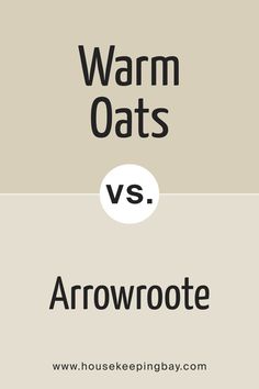 SW 9511 Warm Oats vs. SW 9502 Arrowroote Kitchen Paint Colors, Kitchen Paint, Front Room