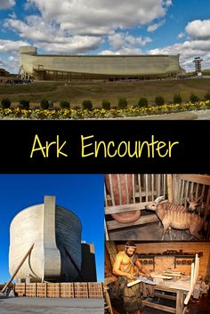 the cover of ark encounter magazine features an image of a man working on a wooden chair