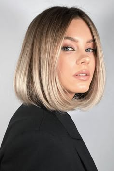 Hair Color Ideas 2022, Neck Length Hair, Light Purple Hair, Bronde Hair, Blonde Hair Looks, Hair Color For Women, Trendy Hair Color