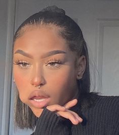 Glam Makeup, Pretty Makeup, Girls Makeup, Cute Makeup, Aesthetic Makeup, Black Girls Hairstyles, Skin Makeup, Black Women Hairstyles, Maquillaje De Ojos