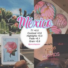 a collage of photos with the words mexico on it