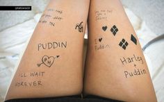 Long Lasting Temporary Tattoos, Harleen Quinzel, Harley Quinn Costume