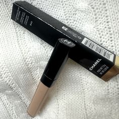 Chanel Concealer New In Box Original Natural Finish Chanel Concealer, Chanel Makeup, Makeup Concealer, Box Color, Chanel Black, Concealer, Womens Makeup, Chanel, Pouch