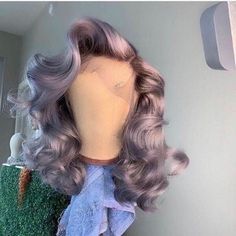 Custom Color Wigs, Alonzo Arnold, Color Wigs, Aesthetic Hairstyles, Pretty Hair Color, Front Lace Wigs Human Hair, Hair Inspiration Color