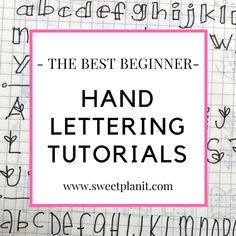 the best beginner hand lettering letters