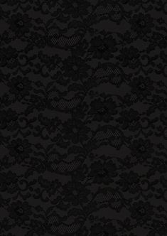 an image of black lace fabric with floral design on it's edges and sides