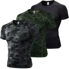 PRICES MAY VARY. ➤【Quick-Dry Compression Shirts】: Our short sleeve compression shirt men is made of ultra soft, breathable and sweat-wicking 4-way stretch superior quality fabric, enable sweat easy for air-dry to prevent clothes sticking to the body. Excellent elasticity and durability shirts are great for all day wear. ➤【Flatlock Seams & Sun Protection】: These sports baselayer t-shirts tops adopt 4-needles ergonomic flatlock seams that allows you to move better in every direction without fear o Human Muscles, Compression Shirt Men, Compression Shirts, Compression T Shirt, Men's Workout, Post Workout Recovery, Mens Compression, Shirts Short Sleeve, Sleeve Men