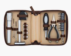 Fix It Kit Tool Kit Brouk&Co Brown Star Wars Trooper, Travel Tools, Personalized Flasks, Tool Roll, Home Fix, Personalized Golf, Dopp Kit, Led Flashlight, Pliers