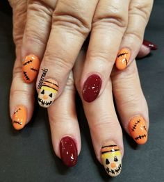 Scarecrow Nail Ideas, Scarecrow Nails Designs, Scarecrow Nails, Scarecrows Nails, Fall Pedicure, Thanksgiving Nail Designs, Nails 2020, Thanksgiving Nails, Scarecrow