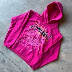 Authentic Sp5der Young Thug Pink Hoodie Stock X Verified Size Large Young Thug, Pink Hoodie, Colorful Hoodies, Mens Shirts, Man Shop, Sweatshirts Hoodie, Sweatshirts, Pink, Color