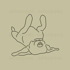 a black and white drawing of a person laying on the ground with their legs spread out