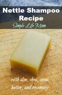 a bar of soap sitting on top of a wooden cutting board