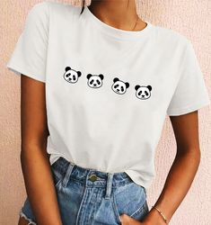 We have express delivery for our shirts! 📦⚡.  From cart to door in just 2-3 days, only for 3.5 USD extra.  You can find the express delivery option in the cart. Panda Shirt, Panda Lover Tee Shirt, Panda Tee Top, Panda Lover T-Shirt,  Panda Gift Shirt, Cute Panda Friends UNISEX Shirt Gift Friends will love it! This t-shirt feels soft and lightweight, with the right amount of stretch. It's comfortable and flattering for both men and women.  * 100% cotton (heather colors contain polyester) * Fabric weight: 5 oz  * Shoulder-to-shoulder taping * Side-seamed Time for Delivery: * Processing & production time is 1-6 business days (usually 2-3 days). * U.S. Shipping time: 3-5 business days.  * International shipping time: 4-15 days. - Please note European customers: Some orders going to Europe are Black Pandas Outfits, Panda Inspired Outfit, Panda Clothes, Panda T Shirt, Panda Outfit, Panda Shirt, Panda Gifts, Big Tshirt, Panda Tshirt