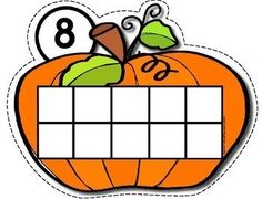 an orange and white calendar with scissors in it