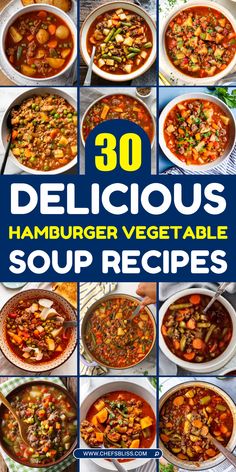 30 delicious hamburger vegetable soup recipes