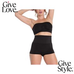 in stock Seamless High-waisted Shorts Shapewear, Seamless High-waisted Shapewear Shorts, Black Strapless Seamless Shapewear, Black Strapless Stretch Shapewear, Black Seamless Mid-thigh Bottoms, Black Seamless Shapewear Bottoms, Black Seamless Shaping Bottoms, Black Seamless High-waisted Shorts, Black Seamless High Waist Shorts