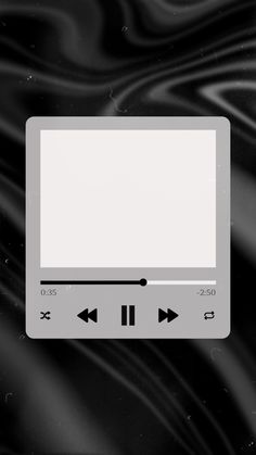 Black and white music player overlay with film dust. Aesthetic Black Template, Vintage Templates Aesthetic, Now Playing Template Aesthetic, Spotify Templates Aesthetic, Template For Pictures Aesthetic, Insta Story Music Template, Wallpaper Iphone Music Aesthetic, Cute Frame Template Aesthetic, Music Template Overlay Spotify