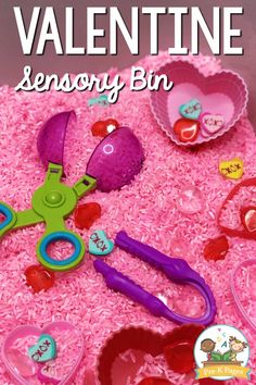 valentine's day activity for kids to play with and learn how to use scissors