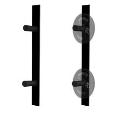 an image of two door handles with knobs