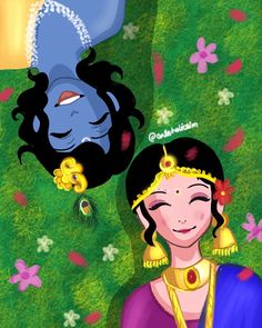 Cartoons Krishna, Corel Draw Design, Koi Fish Drawing, Krishna Drawing, God Artwork, Anime Drawing Books, Peace Illustration, Goddess Artwork, Radha Krishna Art