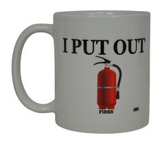 PRICES MAY VARY. This Coffee Mug Is A Great Unique Gift For A Firefighter. This would Looks Great In Any Fire Department This Funny Coffee Mug Would Make a Great Gift For Any Occasion, Mother's Day, Christmas, Wedding Retirement, Bridal and Baby Shower Valentine's Day Birthday Anniversary Graduation XMAS Party Secret Santa Gifts. Our Hilarious Coffee Cups Make a Great Gift For Anybody, Men Women Mom Dad Grandma Grandpa Brother Sister Son Daughter Husband Wife Boyfriend Girlfriend Best Friend In Unique White Elephant Gifts, Rally Idea, Firefighter Humor, Novelty Cups, Firefighter Wife, Firefighter Gifts, Fire Fighter, Funny Coffee Mug, Valentines Day Birthday