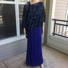 Size 14 2 Piece Dress Color Blue. 2 Piece Dress, Fashion Color, Fashion Colours, Colorful Dresses, Prom Dresses, Prom, Color Blue, Blue Color, Formal Dresses