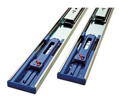 pair of blue plastic window sealers on white background