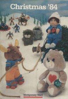 the children's book is about teddy bears playing in the snow with their toys