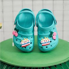 Brand New Please See Pictures For Full Description Super Cute Shoes Color Is Green Size Is Toddler Size 7 Cute Green Sneakers For Spring, Casual Non-slip Eva Foam Sandals, Casual Non-slip Sandals With Eva Foam, Casual Non-slip Sandals For School, Casual Closed Toe Sandals With Eva Foam, Casual Closed Toe Eva Foam Sandals, Casual Pink Sneakers For Birthday, Casual Round Toe Sandals For Daycare, Summer Playtime Sneakers With Closed Toe