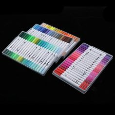 Description: 80 color Dual tips, Use the brush coloring, shading, and blending, and the fine smaller You can do it all with marker! Vibrant, highly-pigmented colors,writes on nearly any surface with your imagination and , allowing you to easily write on paper! Fast drying: Easily layer and mix different colors without worrying about smudges and blotches Drawing, Calligraphy, and 's perfect for drawing, illustrations, calligraphy, card making, stamping, , and anything else you might dream up. No Dual Markers, Brush Tip Markers, Drawing Calligraphy, Art Markers, Highlighters Markers, 2024 Christmas, School Organization, Marker Art, Paint Pens