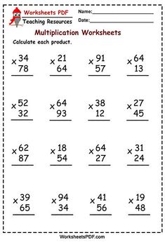 the worksheet for adding numbers to two digities is shown in black and white