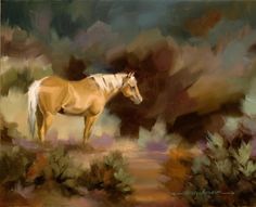 Twenty Four Karat Gold-Painting-Kathryn Ashcroft-Sorrel Sky Gallery Cowboy Paintings, Horse Draw, Chair Painting, Unicorn Painting, Fire Icons, Horse Paintings, American Fine Art, Art 2024, Painted Pony