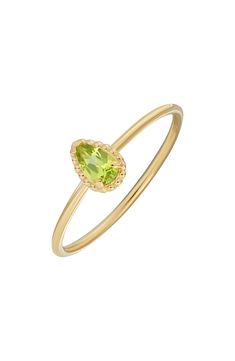 A teardrop-cut ring is the perfect everyday accessory that goes with many different looks. Total stone weight: 0.25ct. 14k gold/amethyst, peridot, blue topaz or pink topaz Made in Spain Yellow Gold Teardrop May Birthstone Ring, Yellow Gold Teardrop Ring For May Birthstone, Green Teardrop 14k Gold Ring, 14k Gold Teardrop Ring, Yellow Gold Teardrop Ring With Birthstone, Bony Levy, Pink Topaz, Everyday Accessories, Stackable Ring