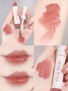 Lips Aesthetic Korean, Pretty Lips Aesthetic, Cupids Club, Lips Aesthetic, Pretty Lips, Club Makeup, Makeup Hacks Videos, Peach Makeup, Kawaii Makeup