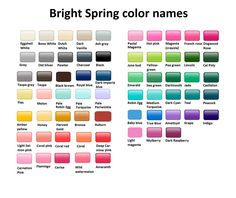 Clear Bright Spring, Clear Spring Color Palette, Bright Spring Colors, Clear Winter, Boho Chique, Colour Analysis