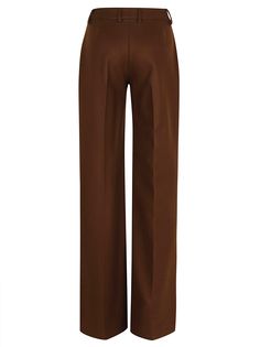 Tailored wool trousers BY ERMANNO SCERVINO. Zip closure and hidden hook; belt loops; central ironing fold. Regular fit design, soft leg. Soft Legs, Shop Pants, Barbour Steve Mcqueen, Ermanno Scervino, Pleats Please Issey Miyake, Wool Trousers, Steve Mcqueen, Gorgeous Bags, Yoga Wear