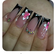 Airbrush Nails, Y2k Girl, Girly Acrylic, Vibrant Nails, Girly Acrylic Nails, Simple Acrylic Nails, Nail Swag, Long Acrylic Nails Coffin, Really Cute Nails