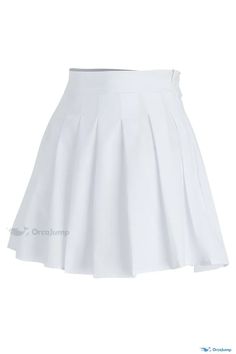 OrcaJump - Stylish Pleated Short Skirt in Fluorescent Yellow, Accentuating Fashion and Glamour Pleated Skirt Outfit Summer, Pleated Short Skirt, Skirt Outfit Summer, Short Blanc, Short Pollera, Pleated Skirt Short, Miniskirt Outfits, Prom Dress Inspiration, Elegant Skirt