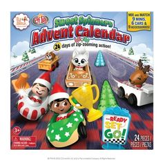 an advertisement for the christmas toy calendar