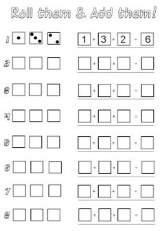 printable worksheet for addition and subtraction to practice numbers 1 - 10