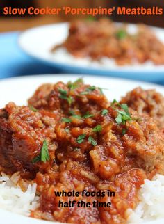 slow cooker porcupine meatballs with whole foods in half the time recipe