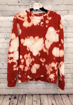 Tie Dye T-Shirt Blanks, Acid Wash Sweatshirt, Bleach Tie Dye Crewneck, Reverse Acid Wash Tie Dye, Tie Dye T-Shirt for Women, Unisex Bleached _ ℙℝ𝕆𝔻𝕌ℂ𝕋_ * Sweatshirt Blanks * Customize Reverse Tie Dye * 100% Cotton * Handmade with Bleach * Made to Order - A custom stylish sweatshirt for your everyday wear. Quick and convenient touch to your personal closet. Each individual Sweatshirt is made to order and is a super trendy product. Designs may be slightly different from photo as each one is do Bleached Sweatshirt, Tie Dye Fashion, Personal Closet, Distressed Sweatshirt, Reverse Tie Dye, Dyed Sweatshirt, Dye Ideas, Bleach Tie Dye