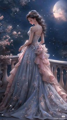 Artistic Costumes, Street Art Painting, Royal Wedding Dress, Princess Pictures, Beautiful Art Pictures, Fairy Fashion