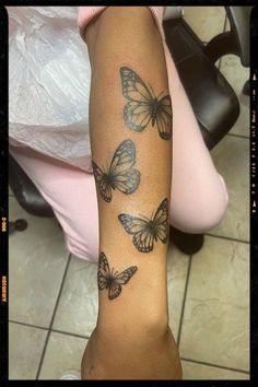 Butterfly tattoo inspiration on forearm