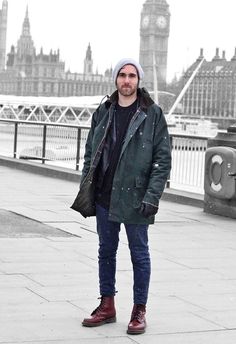 Martens Style, Doc Martens Outfit, Mens Winter Fashion, Gentleman Style