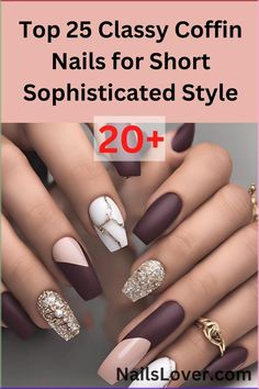 Discover the top 30 fall nail designs for 2024, featuring cozy autumn vibes, trending colors, and easy DIY ideas. Perfect for every style! Neutral Nails Short Coffin, Classy Neutral Nails Short, Birthday Nails Coffin Classy, Classy Nude Nails Short, Elegant Acrylic Nails Classy, Easy Black Nail Designs, Simple Black Nail Designs, Neutral Nails Short, Classy Neutral Nails